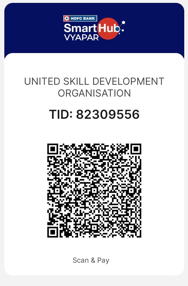 Payment QR code for United Skill Development Organisation